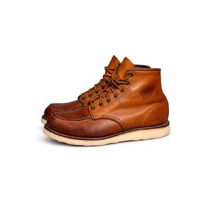 Red Wing 875 Moc Toe Work Boots Mens 11D Brown Leather Vibram USA Made Heritage